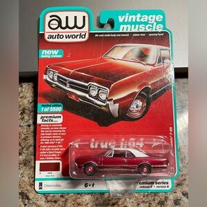 AW Ultra Red Auto World Vintage Muscle Oldsmobile F-85 Chase